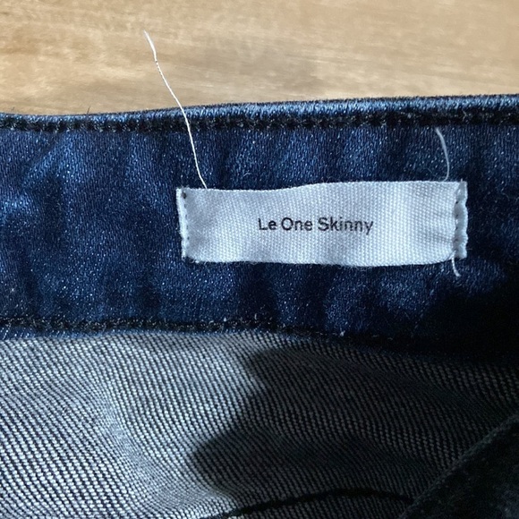Frame Denim Two Toned Color Split Jeans - Picture 11 of 12